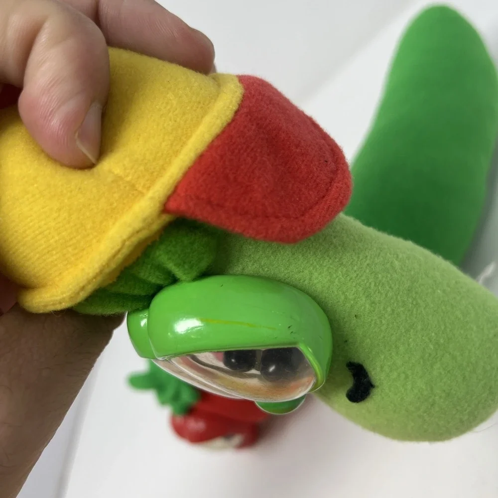 Veggie Tales Plush Googly Eyes Rattle Fisher Price Big Idea Lot (4) Bob Larry - Picture 9 of 9